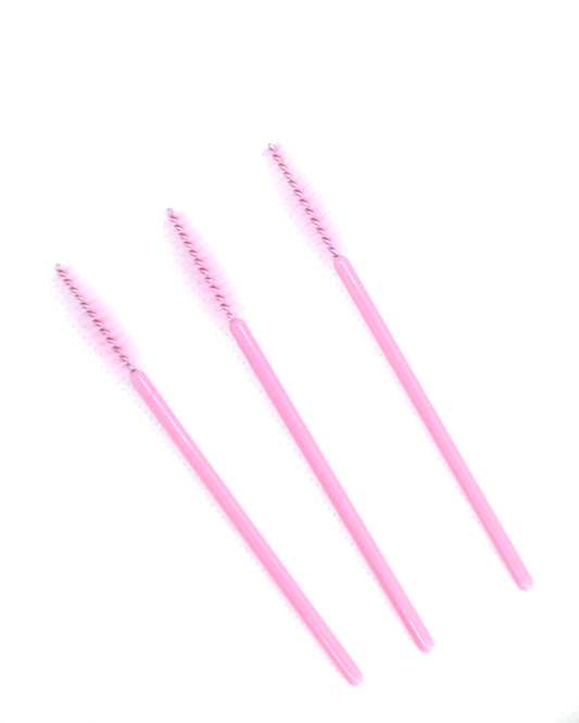 Pink Mascara Wands/ Spoolies