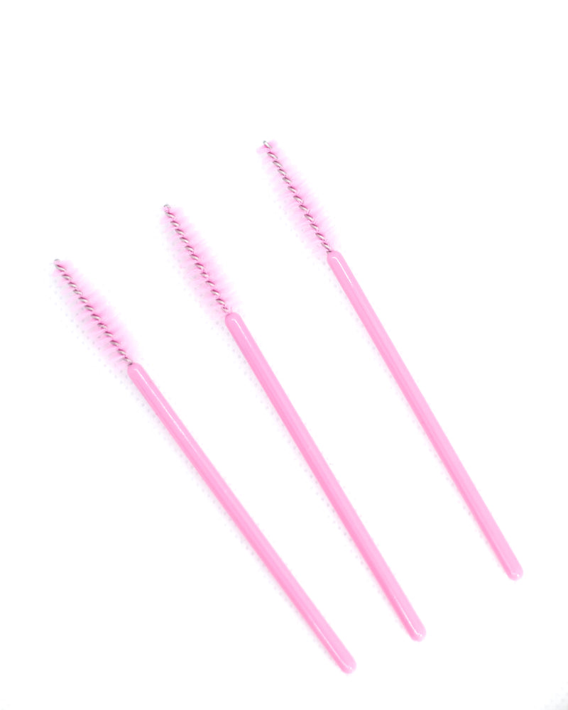 Pink Mascara Wands/ Spoolies