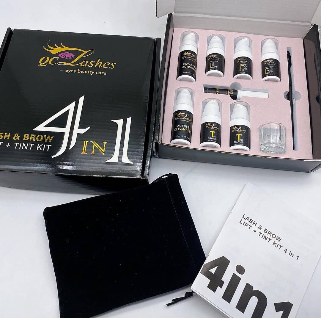 4 in 1 Lash lift and brow lamination kit With Tint