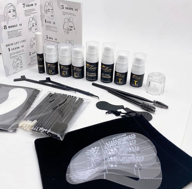 4 in 1 Lash lift and brow lamination kit With Tint