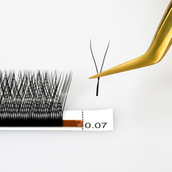 C curl YY volume lashes (2D) 0.07